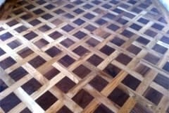 Oak & Walnut Basketweave