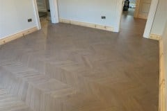 Oak Chevron Parquet Flooring