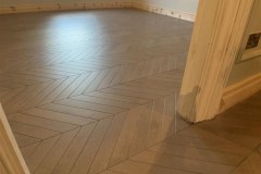 Oak Chevron Parquet Flooring