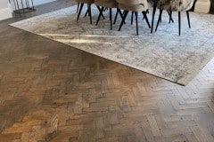 Antique Parquet Flooring – Black Smoked Oak Tone