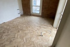 Solid Parquet Flooring - Antique Oak Herringbone