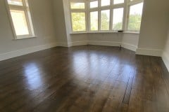 Solid Plank Flooring - Dark Jacobean Tone