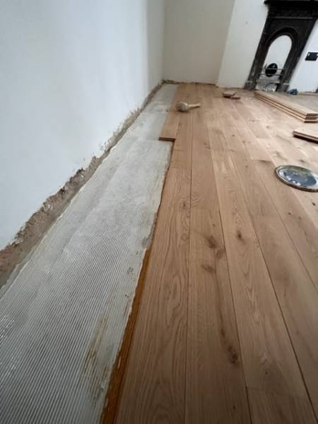 Private Residence / Co. Laois - Solid Oak Plank Flooring