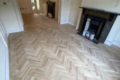 Solid Tradition Parquet Flooring with Solid Oak Steps