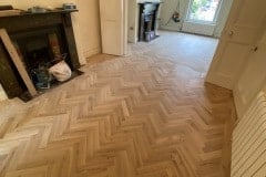 Solid Tradition Parquet Flooring with Solid Oak Steps