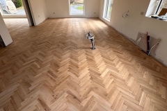 Solid Herringbone Parquet Flooring in Co Kildare