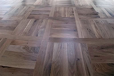 Basketweave Parquet Flooring