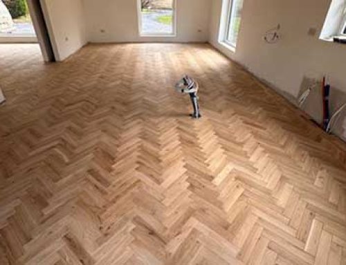 Solid Herringbone Parquet Flooring in Co Kildare