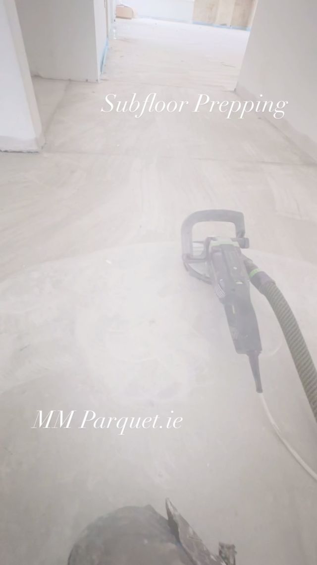 All floor prepping is very important when doing a glued down installation , this will allow excellent adhesion to most subfloors especially pump screeds #mansionweave #parquetflooringkildare#parquetflooringwaterford #parquetfloors #solidparquetflooring #herringboneflooring #parquetflooringwexford#parquetflooringdublin #parquetflooringkilkenny  #plankflooring #parquetflooringlaois #parquetflooringkildare #plankflooring  #oakflooring #oakherringbone #salvageparquet #tumbledparquetflooring #parquet #woodenflooring #solidbrass #bona
